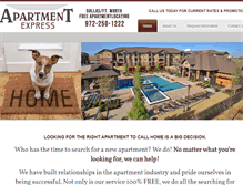 Tablet Screenshot of apartmentexpress.net